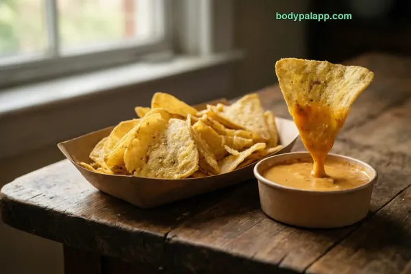 Tortilla Chips With Nacho Cheese Sauce calories