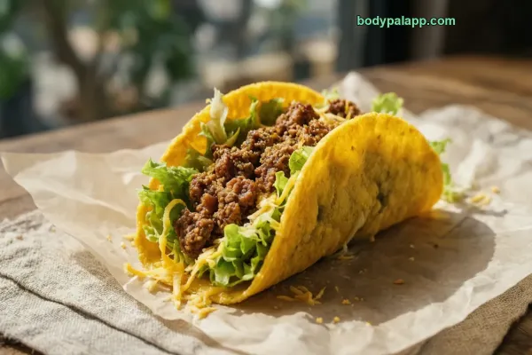 Taco Bueno Crunchy Taco calories