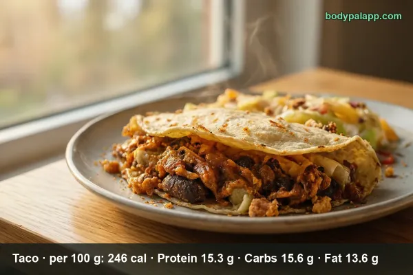 Taco calories