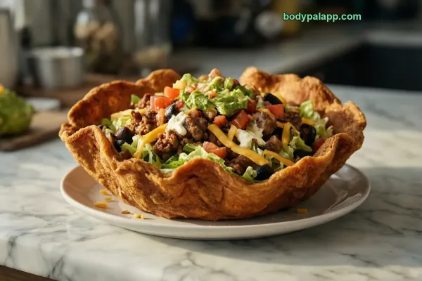 Taco Salad With Shell calories