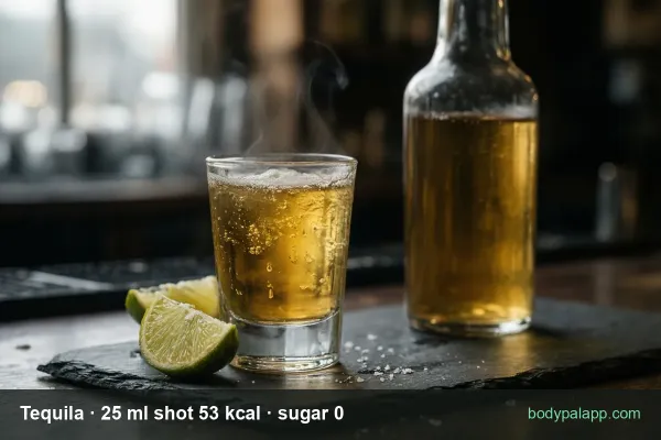 Tequila calories
