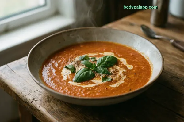 Tomato Basil Soup calories