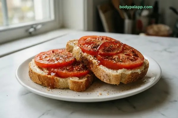 Tomato Sandwich calories