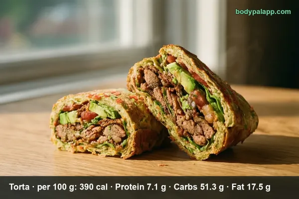 Torta calories