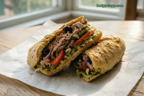 Tuna Salad Sub Sandwich calories