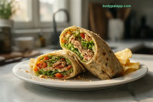 Tuna Salad Wrap calories