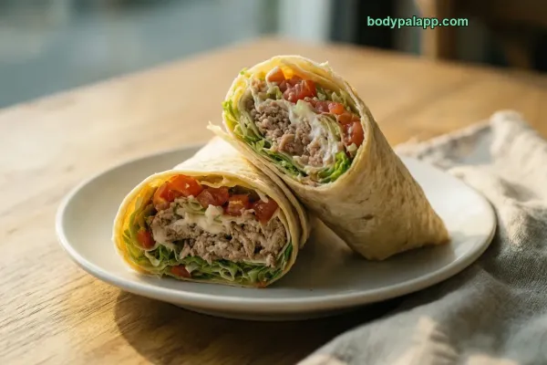 Tuna Wrap calories