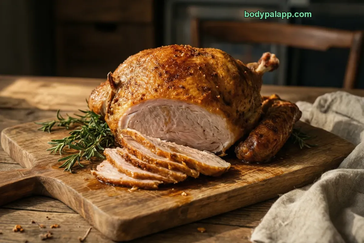 Turkey breast, roasted, meat only