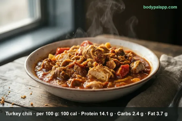 Turkey Chili calories