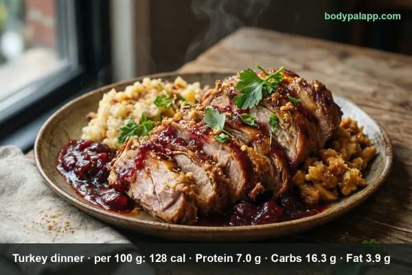 Turkey Dinner calories