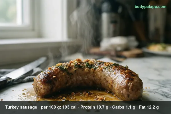 Turkey Sausage calories