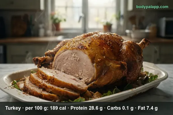 Turkey calories