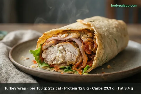 Turkey Wrap calories