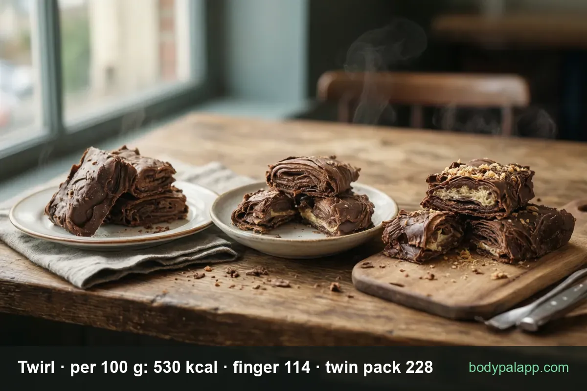 Twirl - 228 kcal per twin pack