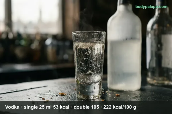 Vodka calories