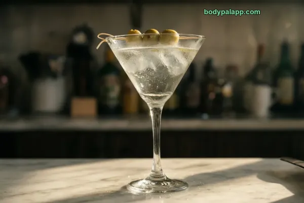 Vodka Martini calories