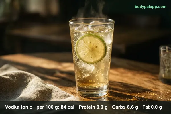 Vodka Tonic calories