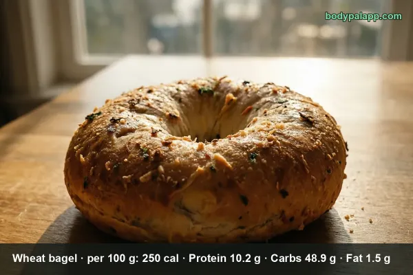 Wheat Bagel calories