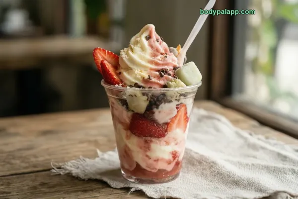 Frozen Yogurt Self Serve Cup calories