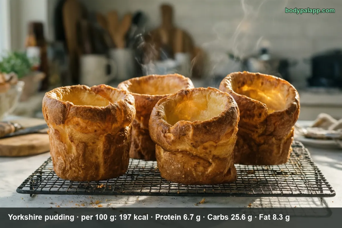 Yorkshire pudding - 108 kcal each