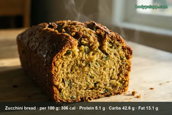 Zucchini Bread calories